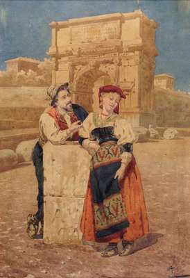 Ciociari all'Arco di Tito, Roma - Aureli Giuseppe